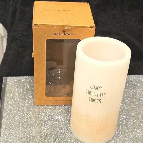 Living Grace Enjoy The Little Things LED Candle - Picture 3 of 5